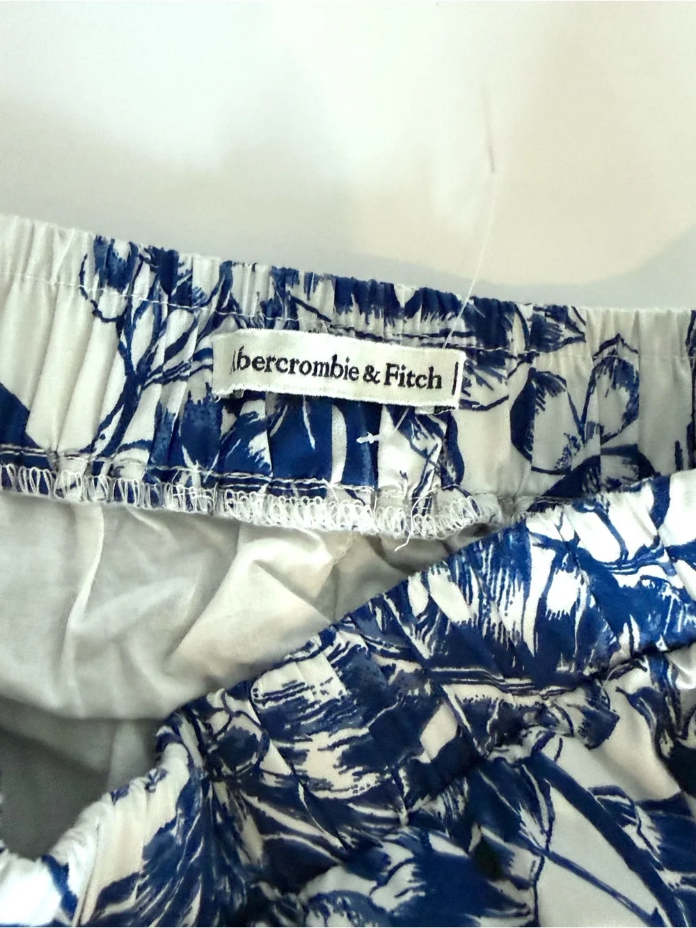 Abercrombie Off Shoulder Crop Top Tiered Maxi Skirt Set S Floral Poplin Boho